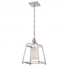 Crystorama 2240-PN - Libby Langdon Sylvan 1 Light Polished Nickel Mini Pendant