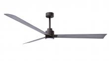 Matthews Fan Company AKLK-TB-BW-72 - Alessandra 3-blade transitional ceiling fan in textured bronze finish with barnwood blades. Optimi