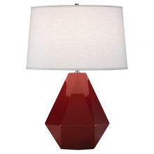 Robert Abbey 938 - Oxblood Delta Table Lamp