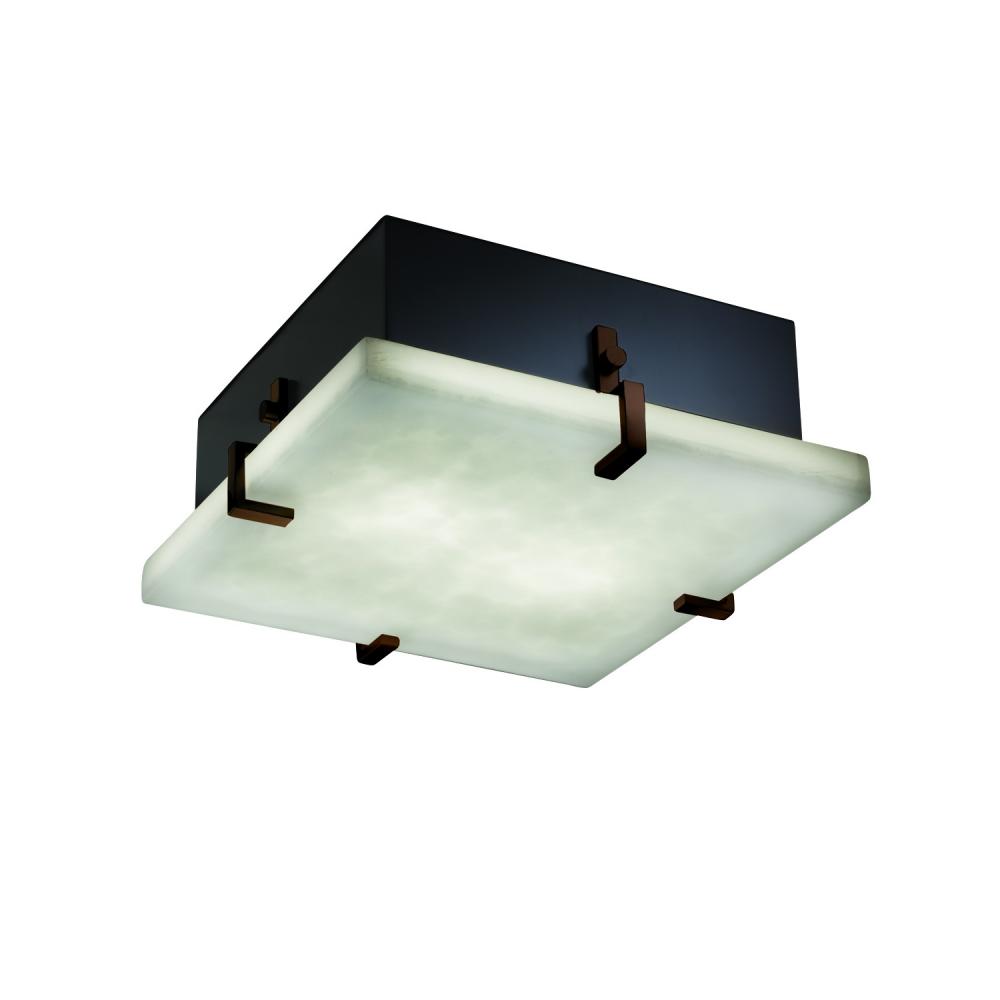 Clips 12" Square LED Flush-Mount