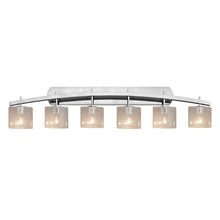 Justice Design Group FSN-8596-30-SEED-CROM - Archway 6-Light Bath Bar