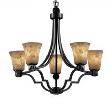 Justice Design Group ALR-8500-10-DBRZ - Argyle 5-Light Chandelier