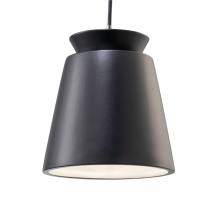 Justice Design Group CER-6425-CRB-CROM-BKCD - Small Trapezoid Pendant