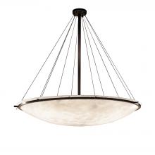 Justice Design Group CLD-9698-35-DBRZ-LED12-12000 - 72" LED Pendant Bowl w/ Ring