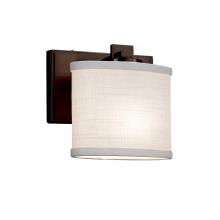 Justice Design Group FAB-8447-30-WHTE-DBRZ-LED1-700 - Era ADA 1-Light LED Wall Sconce