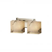 Justice Design Group FAL-8432-55-NCKL-LED2-1400 - Regency 2-Light LED Bath Bar