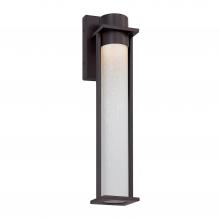 Justice Design Group FSN-7164W-ETCH-MBLK - Wooster LED 19” Outdoor Wall Sconce