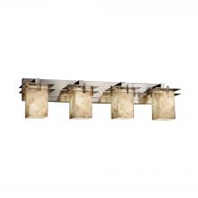 Justice Design Group ALR-8174-15-NCKL - Metropolis 4-Light Bath Bar