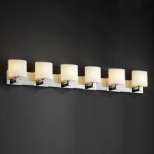 Justice Design Group FSN-8926-40-MROR-CROM - Modular 6-Light Bath Bar