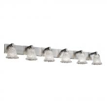 Justice Design Group GLA-8926-20-LACE-DBRZ - Modular 6-Light Bath Bar