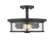 Z-Lite 462SF14-BRZ - 2 Light Semi Flush Mount