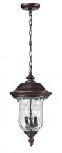 Z-Lite 533CHM-RBRZ - 2 Light Outdoor Chain Mount Ceiling Fixture