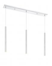 Z-Lite 917MP24-CH-LED-3LCH - 3 Light Linear Chandelier