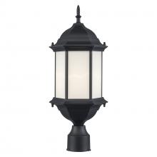 Trans Globe 51634 BK - Eldlight 1 -Light Outdoor Post Lamp