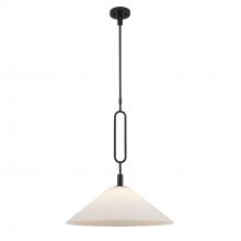 Trans Globe PND-2255 BK - Lumidrop 1 - Light Modern Pendant with Opal Glass