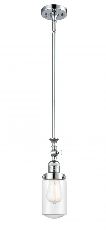 Dover - 1 Light - 5 inch - Polished Chrome - Stem Hung - Mini Pendant