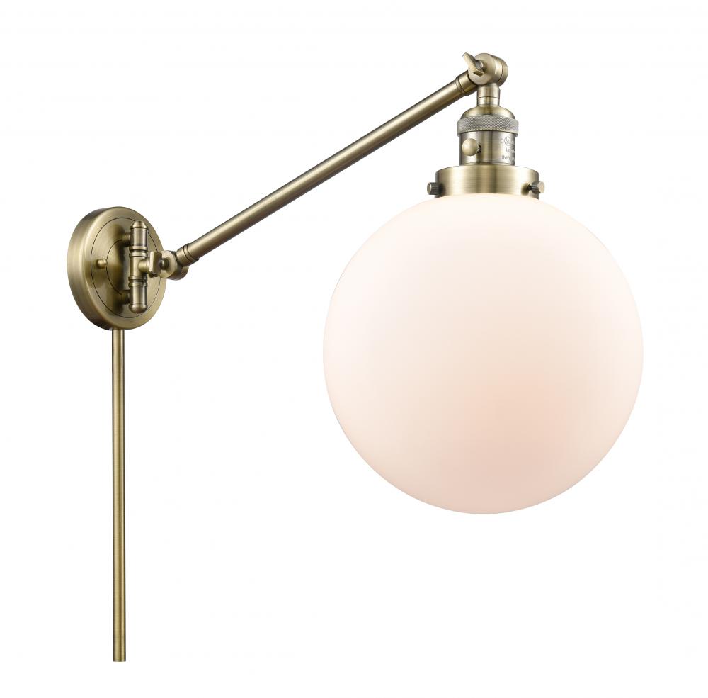 Beacon - 1 Light - 10 inch - Antique Brass - Swing Arm