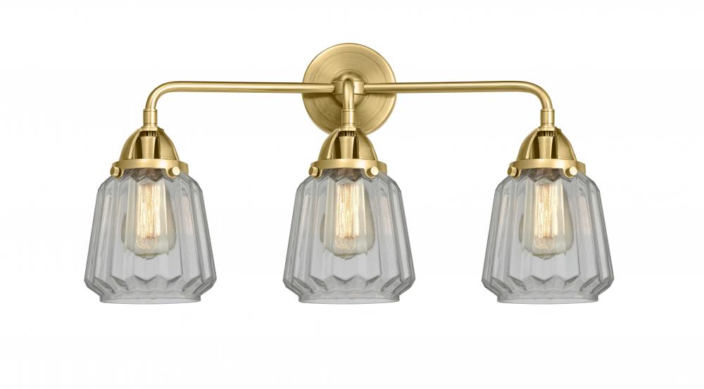 Chatham - 3 Light - 24 inch - Satin Gold - Bath Vanity Light