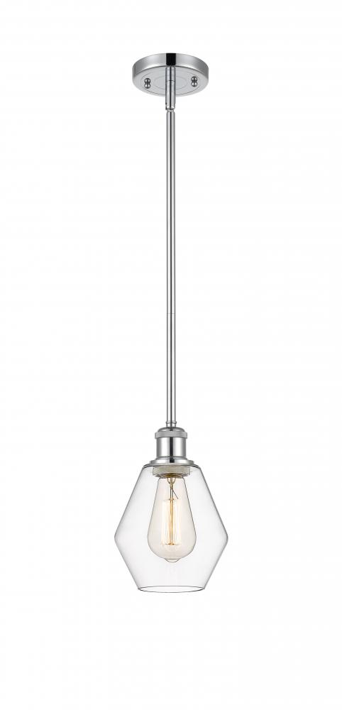 Cindyrella - 1 Light - 6 inch - Polished Chrome - Mini Pendant