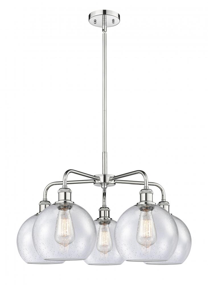 Athens - 5 Light - 26 inch - Polished Chrome - Chandelier