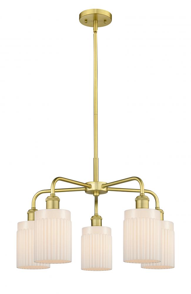 Hadley - 5 Light - 23 inch - Satin Gold - Chandelier