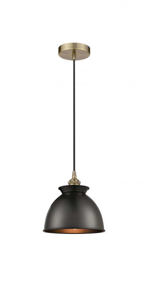 Adirondack - 1 Light - 8 inch - Polished Chrome - Cord hung - Mini Pendant