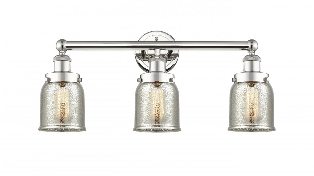 Bell - 3 Light - 23 inch - Polished Nickel - Bath Vanity Light