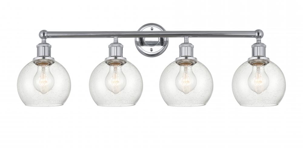 Athens - 4 Light - 33 inch - Polished Chrome - Bath Vanity Light