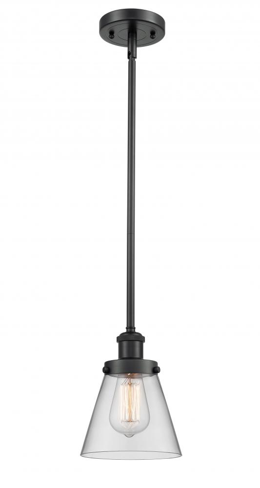 Cone - 1 Light - 6 inch - Matte Black - Mini Pendant