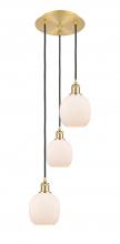 Innovations Lighting 113B-3P-SG-G101 - Belfast - 3 Light - 13 inch - Satin Gold - Cord Hung - Multi Pendant