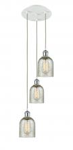 Innovations Lighting 113B-3P-WPC-G259 - Caledonia - 3 Light - 12 inch - White Polished Chrome - Cord Hung - Multi Pendant