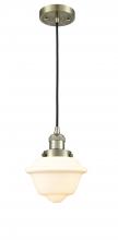 Innovations Lighting 201C-AB-G531 - Oxford - 1 Light - 7 inch - Antique Brass - Cord hung - Mini Pendant