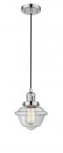 Innovations Lighting 201C-PN-G532 - Oxford - 1 Light - 7 inch - Polished Nickel - Cord hung - Mini Pendant