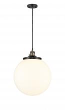  201CSW-BAB-G201-14 - Beacon - 1 Light - 14 inch - Black Antique Brass - Cord hung - Mini Pendant