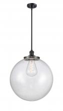 Innovations Lighting 201S-BK-G204-18 - Beacon - 1 Light - 18 inch - Matte Black - Stem Hung - Pendant