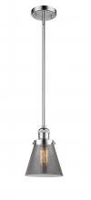 Innovations Lighting 201S-PC-G63 - Cone - 1 Light - 6 inch - Polished Chrome - Stem Hung - Mini Pendant