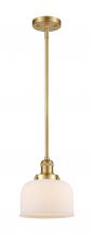 Innovations Lighting 201S-SG-G71 - Bell - 1 Light - 8 inch - Satin Gold - Stem Hung - Mini Pendant