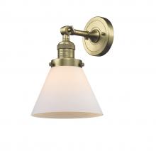 Innovations Lighting 203-AB-G41-LED - Cone - 1 Light - 8 inch - Antique Brass - Sconce