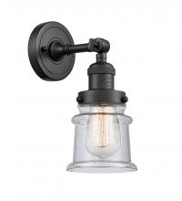  203-BK-G184S - Canton - 1 Light - 5 inch - Matte Black - Sconce