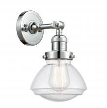  203-PC-G324 - Olean - 1 Light - 7 inch - Polished Chrome - Sconce