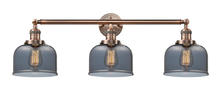 Innovations Lighting 205-AC-G73 - Bell - 3 Light - 32 inch - Antique Copper - Bath Vanity Light