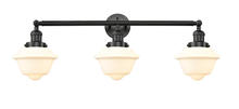  205-BK-G531 - Oxford - 3 Light - 34 inch - Matte Black - Bath Vanity Light