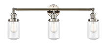  205-PN-G312 - Dover - 3 Light - 31 inch - Polished Nickel - Bath Vanity Light