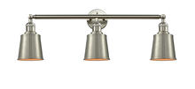  205-SN-M9-SN - Addison - 3 Light - 32 inch - Brushed Satin Nickel - Bath Vanity Light