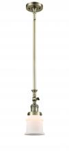 Innovations Lighting 206-AB-G181S - Canton - 1 Light - 5 inch - Antique Brass - Stem Hung - Mini Pendant