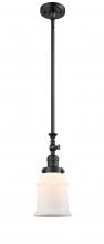 Innovations Lighting 206-BK-G181 - Canton - 1 Light - 6 inch - Matte Black - Stem Hung - Mini Pendant