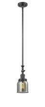 Innovations Lighting 206-OB-G53 - Bell - 1 Light - 5 inch - Oil Rubbed Bronze - Stem Hung - Mini Pendant