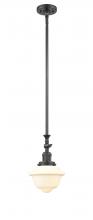  206-OB-G531 - Oxford - 1 Light - 7 inch - Oil Rubbed Bronze - Stem Hung - Mini Pendant