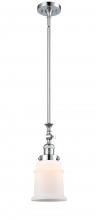  206-PC-G181 - Canton - 1 Light - 6 inch - Polished Chrome - Stem Hung - Mini Pendant