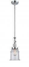  206-PC-G184 - Canton - 1 Light - 6 inch - Polished Chrome - Stem Hung - Mini Pendant